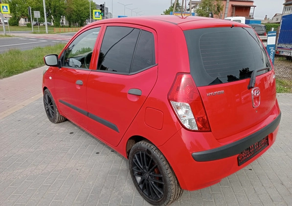 Hyundai i10 cena 11900 przebieg: 130000, rok produkcji 2010 z Łomża małe 211